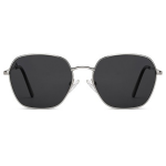 Unisex Grey Lens & Gunmetal-Toned Other Sunglasses with UV Protected Lens
